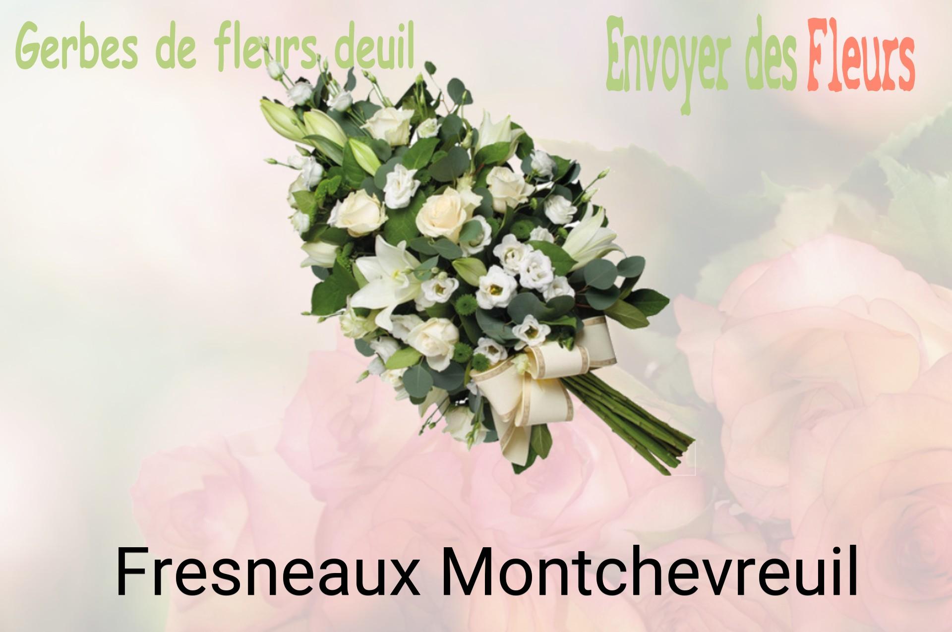 Gerbe de fleurs de deuil livrée à Fresneaux-Montchevreuil